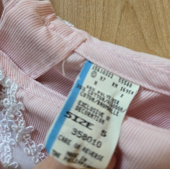 Vintage 1990s pastel pink special occasion fancy party dress - Picture 5 of 8